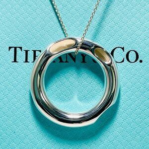 Tiffany & Co Frank Gehry Circle Necklace Silver Tiffany & Co.24-368